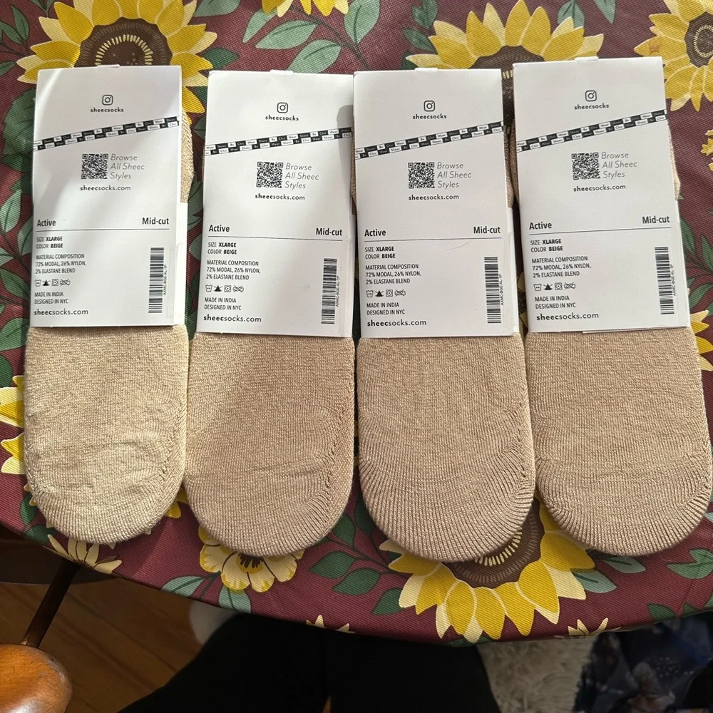 Sheec active mid cut no show socks - Picture 2 of 4